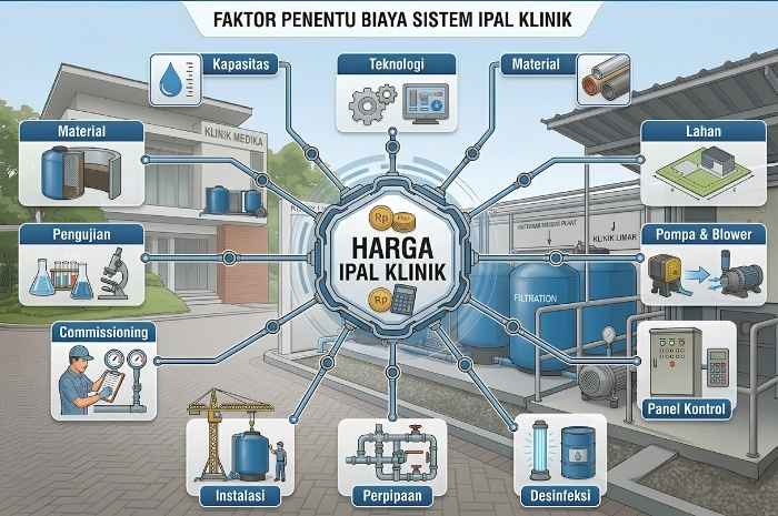 Apa saja yang memengaruhi harga IPAL Klinik