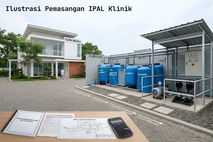 Letak Pemasangan IPAL untuk Klinik