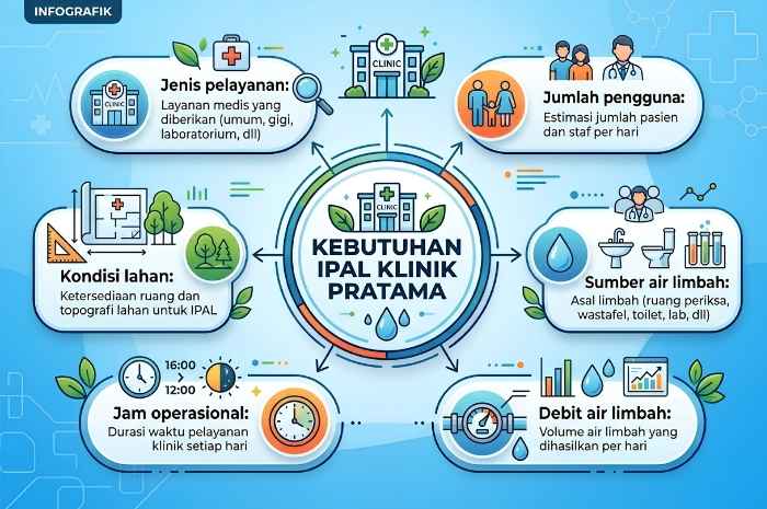 Apa saja yang dibutuhkan sebelum memasang IPAL untuk Klinik Pratama