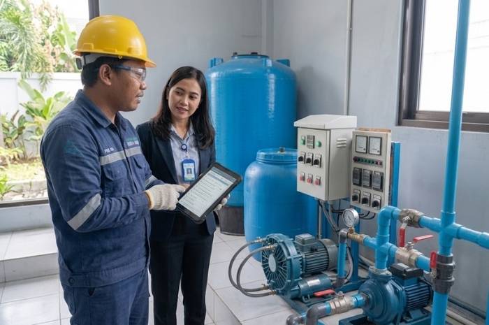 Evaluasi Kondisi IPAL Setelah Maintenance