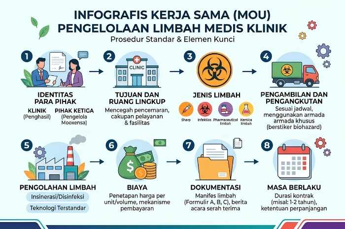 isi MOU limbah medis klinik dan ruang lingkup kerja sama
