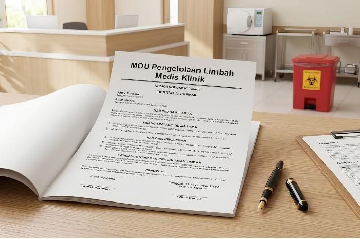 MOU limbah medis klinik untuk kerja sama pengelolaan limbah